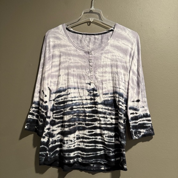 Calvin Klein Performance Tie Dye Top Size Large - Picture 1 of 7
